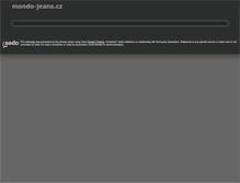 Tablet Screenshot of mondo-jeans.cz